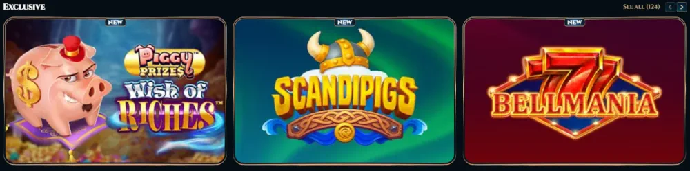 Wonder Luck Exclusive Games